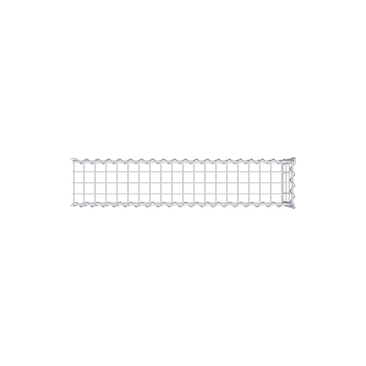 Extra gabion typ 4 100 cm x 30 cm x 20 cm (L x H x D), maskstorlek 5 cm x 10 cm, spiral