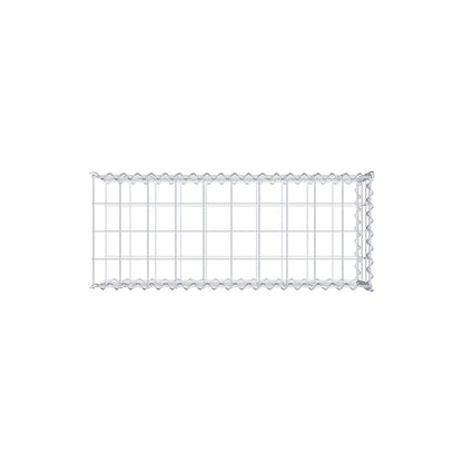 Gabion rapporté type 2 100 cm x 30 cm x 40 cm (L x H x P), mailles 10 cm x 10 cm, spirale