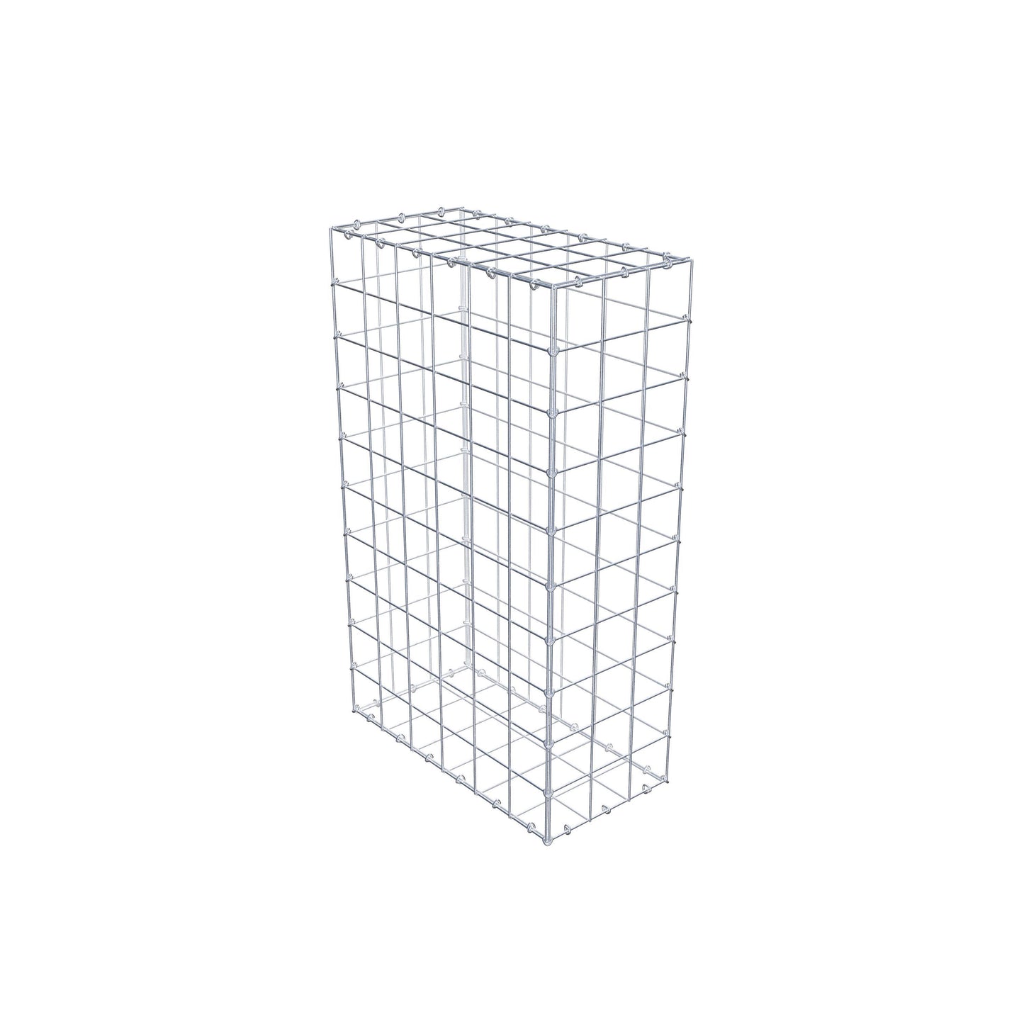 Gabione 100 cm x 60 cm x 30 cm (L x H x T), Maschenweite 10 cm x 10 cm, C-Ring