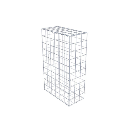 Gabione 100 cm x 60 cm x 30 cm (L x H x T), Maschenweite 10 cm x 10 cm, C-Ring
