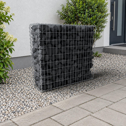 Gabione 100 cm x 90 cm x 30 cm (L x H x T), Maschenweite 5 cm x 10 cm, Spirale