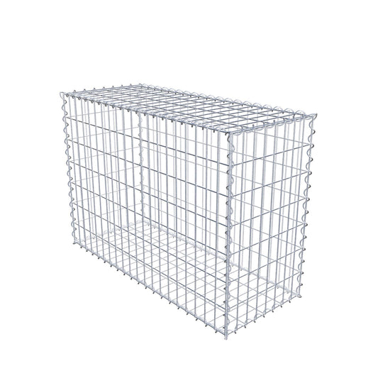 Gabion 100 cm x 70 cm x 40 cm (L x H x D), maskestørrelse 5 cm x 10 cm, spiral