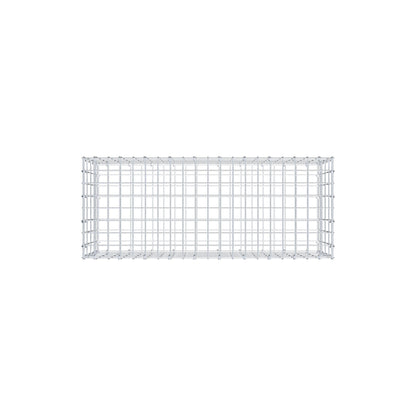 Gavión 100 cm x 40 cm x 40 cm (L x A x P), luz de malla 5 cm x 10 cm, anillo en C