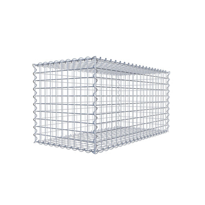 2er Set Gabionen 100 cm x 50 cm x 50 cm (L x H x T), Maschenweite 5 x 5 cm, Spirale