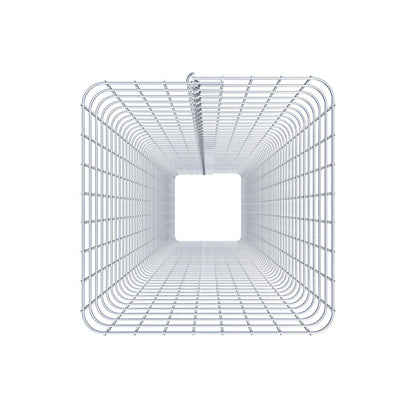 Coluna de gabião quadrada 42 cm x 42 cm, altura 230 cm, PM 5 cm x 5 cm