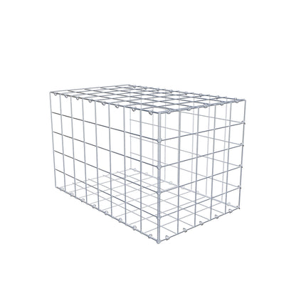 Pila adicional tipo 2 80 cm x 50 cm x 50 cm (L x A x P), malla 10 cm x 10 cm, anillo en C