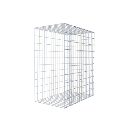 Fourche rapportée type 2 100 cm x 80 cm x 50 cm, mailles 5 cm x 10 cm, anneau en C