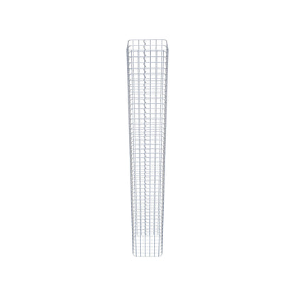Gabionpelare vinkelrät 32 cm x 32 cm, 230 cm höjd, MW 5 cm x 5 cm