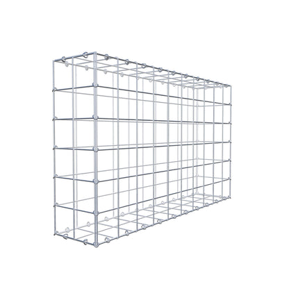 Gabion 100 cm x 60 cm x 20 cm (L x H x D), mesh size 10 cm x 10 cm, C-ring