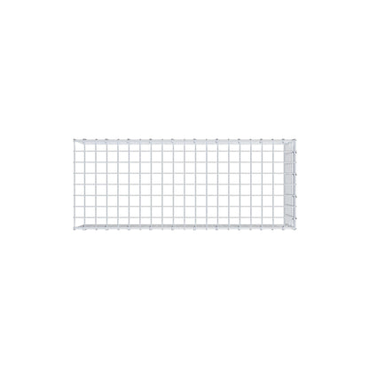 Typ 4 påbyggnadsgabion 100 cm x 30 cm x 40 cm (L x H x D), maskstorlek 5 cm x 5 cm, C-ring