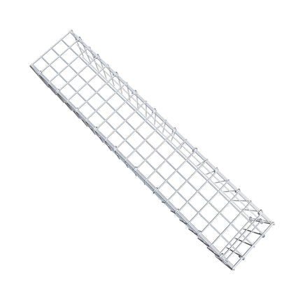 Gabbione aggiuntivo tipo 4 100 cm x 20 cm x 20 cm (L x H x P), maglia 5 cm x 10 cm, anello a C