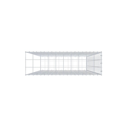 Anbaugabione Typ 2 200 cm x 100 cm x 30 cm (L x H x T), Maschenweite 10 cm x 10 cm, C-Ring