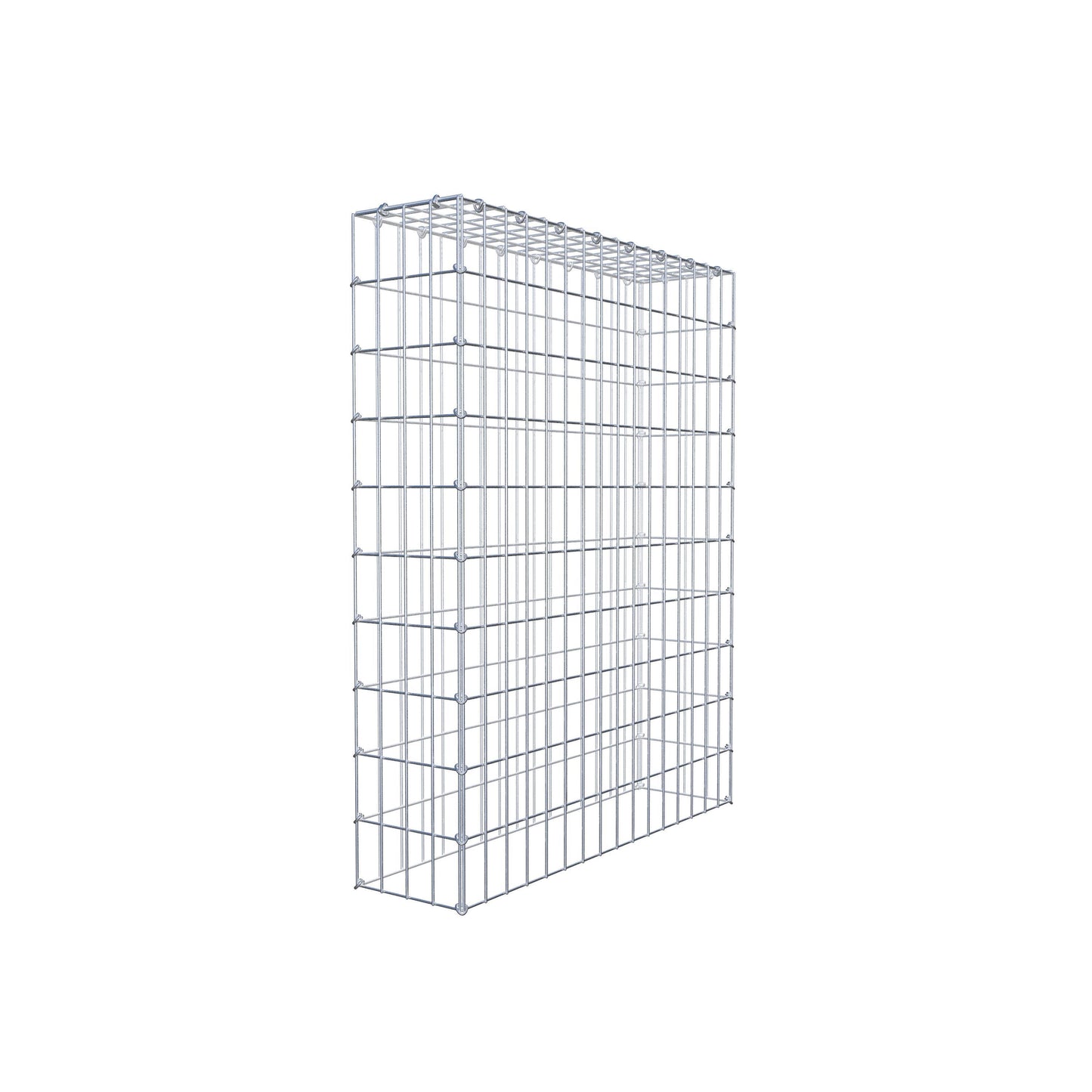 Gabbione aggiuntivo di tipo 3 100 cm x 80 cm x 20 cm (L x H x P), maglia 5 cm x 10 cm, anello a C