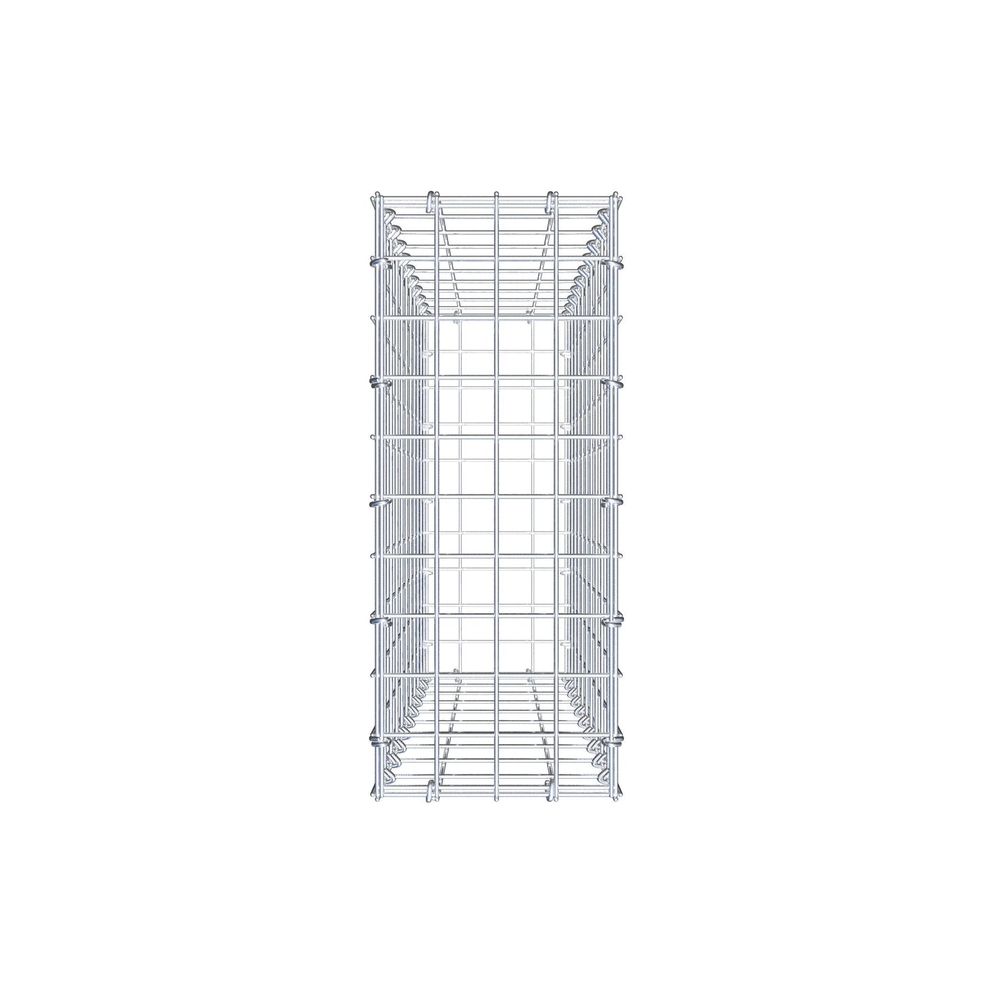 Schanskorf 100 cm x 20 cm x 50 cm (L x H x D), maaswijdte 5 cm x 10 cm, C-ring