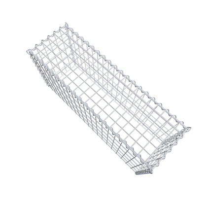 Gabion rapporté type 3 100 cm x 50 cm x 30 cm (L x H x P), mailles 5 cm x 10 cm, spirale