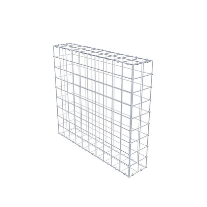 Gabione 100 cm x 90 cm x 20 cm (L x H x T), Maschenweite 10 x 10 cm, Spiralring