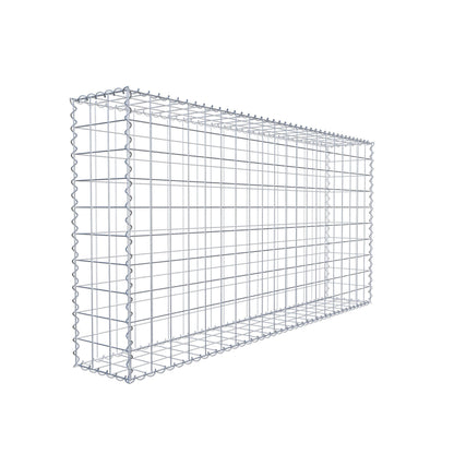 Gabion 200 cm x 100 cm x 30 cm (L x H x P), mailles 10 cm x 10 cm, spirale