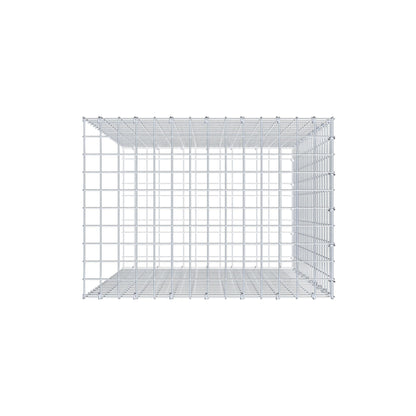 Gavión complementario de tipo 2 100 cm x 70 cm x 50 cm (largo x alto x fondo), malla 5 cm x 5 cm, anillo en C