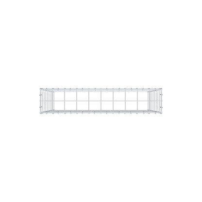 Gabbione aggiuntivo di tipo 3 100 cm x 90 cm x 20 cm (L x H x P), maglia 10 cm x 10 cm, anello a C