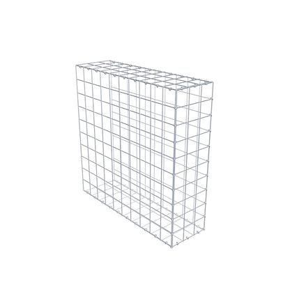 Gabbione fissabile tipo 2 100 cm x 100 cm x 30 cm (L x H x P), maglia 10 cm x 10 cm, anello a C