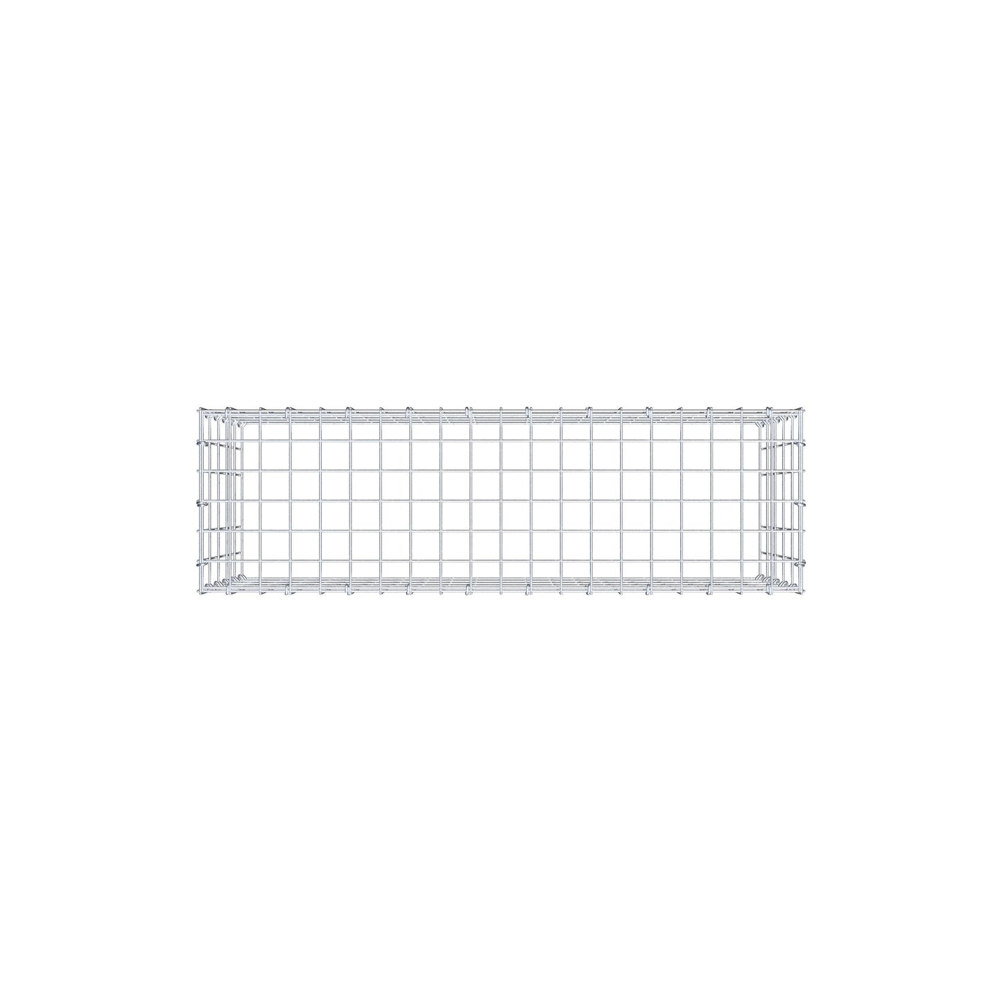 Gabião Tipo 3 100 cm x 50 cm x 30 cm (C x A x P), malhagem 5 cm x 10 cm, anel C