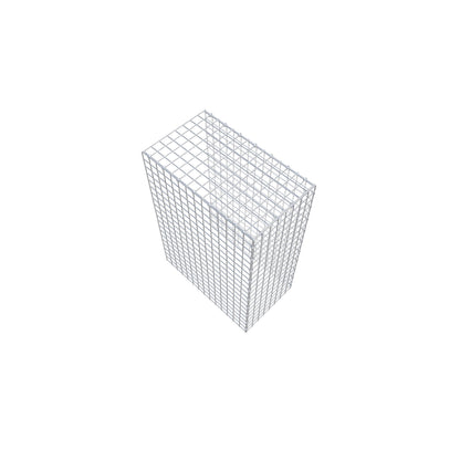 Mounted gabion type 4 100 cm x 70 cm x 40 cm (L x H x D), mesh size 5 cm x 5 cm, C-ring