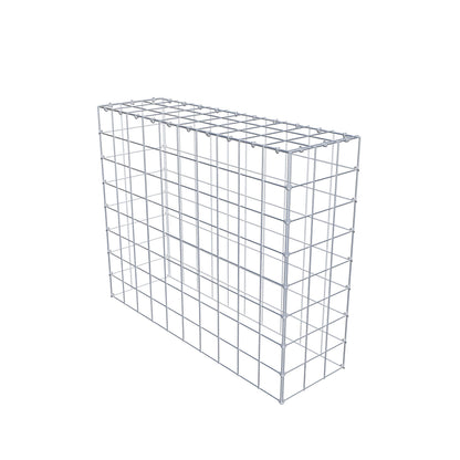 Gabião Tipo 3 100 cm x 80 cm x 30 cm (C x A x P), malhagem 10 cm x 10 cm, anel C