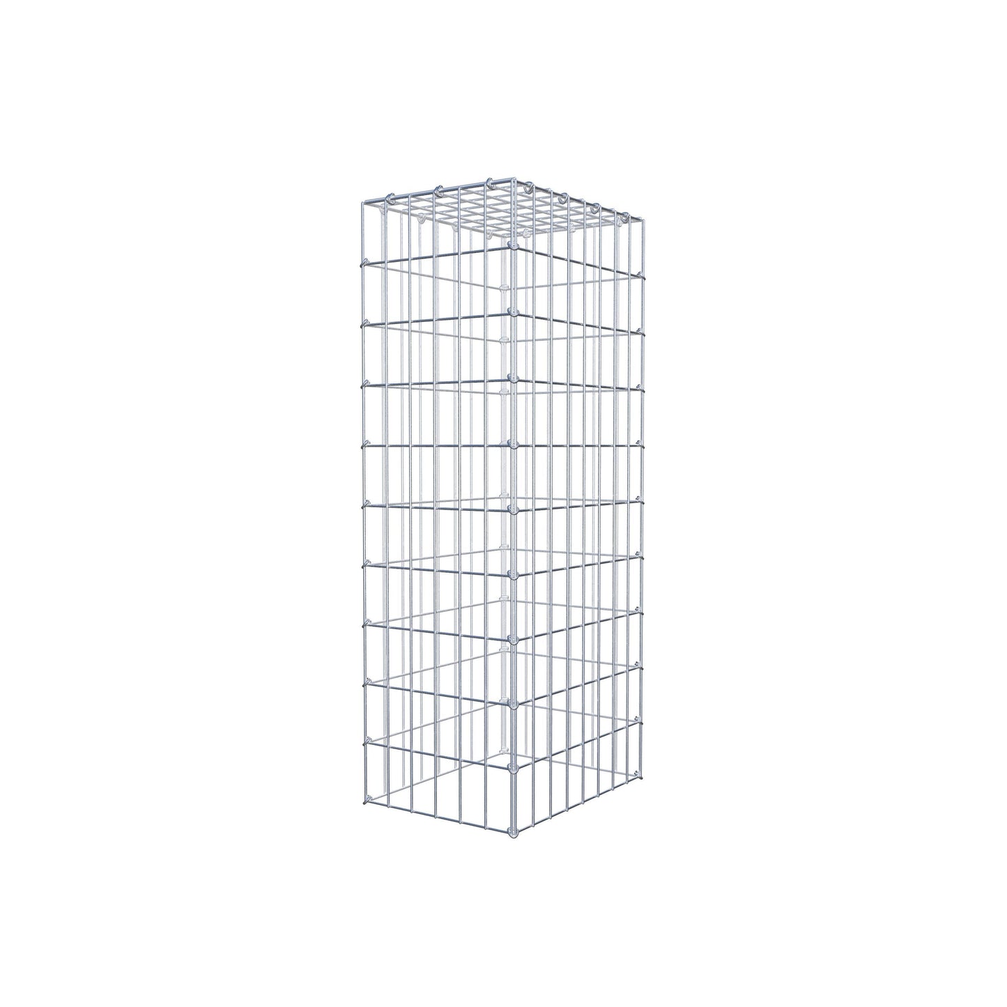 Anbaugabione Typ 3 100 cm x 40 cm x 30 cm (L x H x T), Maschenweite 5 cm x 10 cm, C-Ring