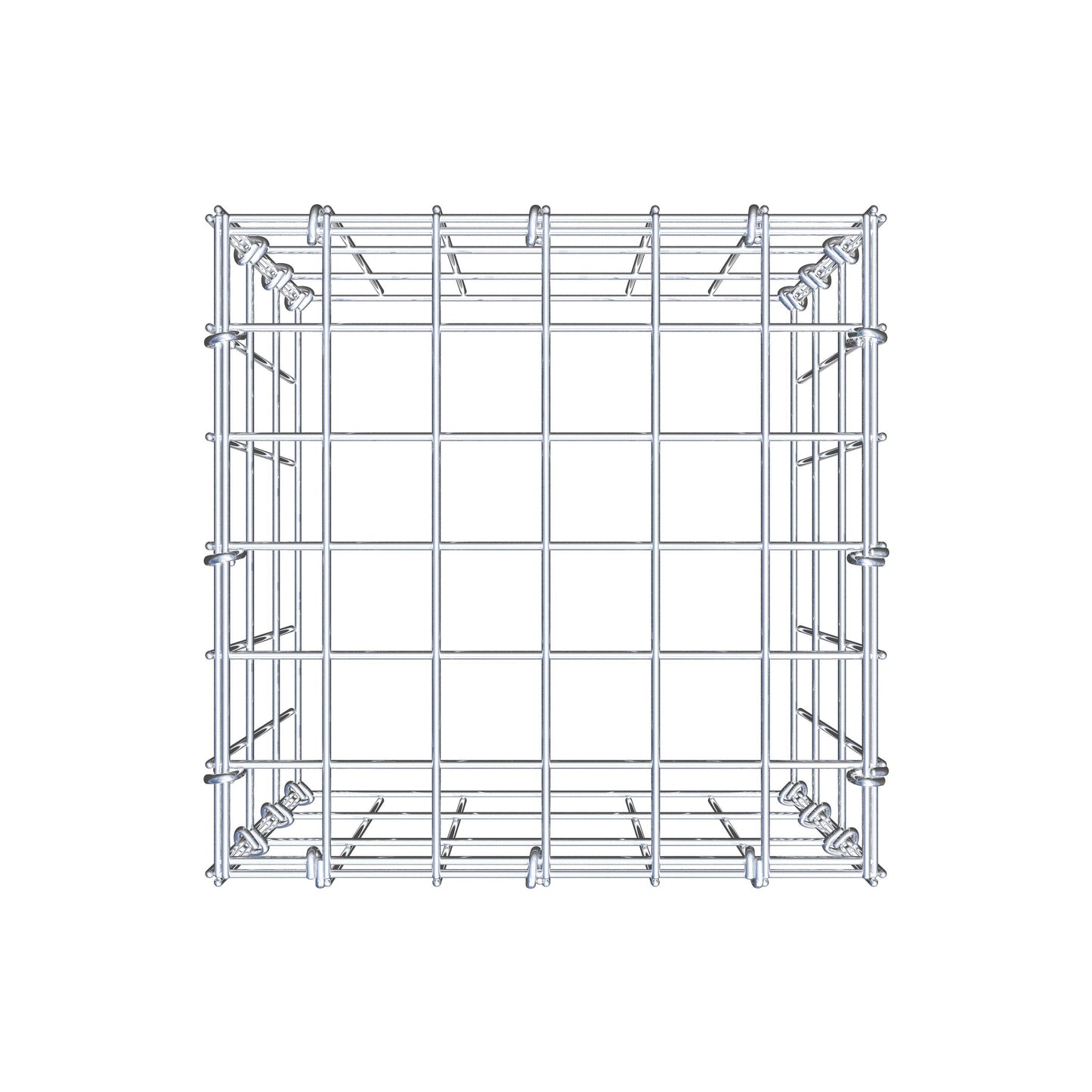 Fourche rapportée type 3 30 cm x 30 cm x 30 cm (L x H x P), mailles 5 cm x 10 cm, anneau C