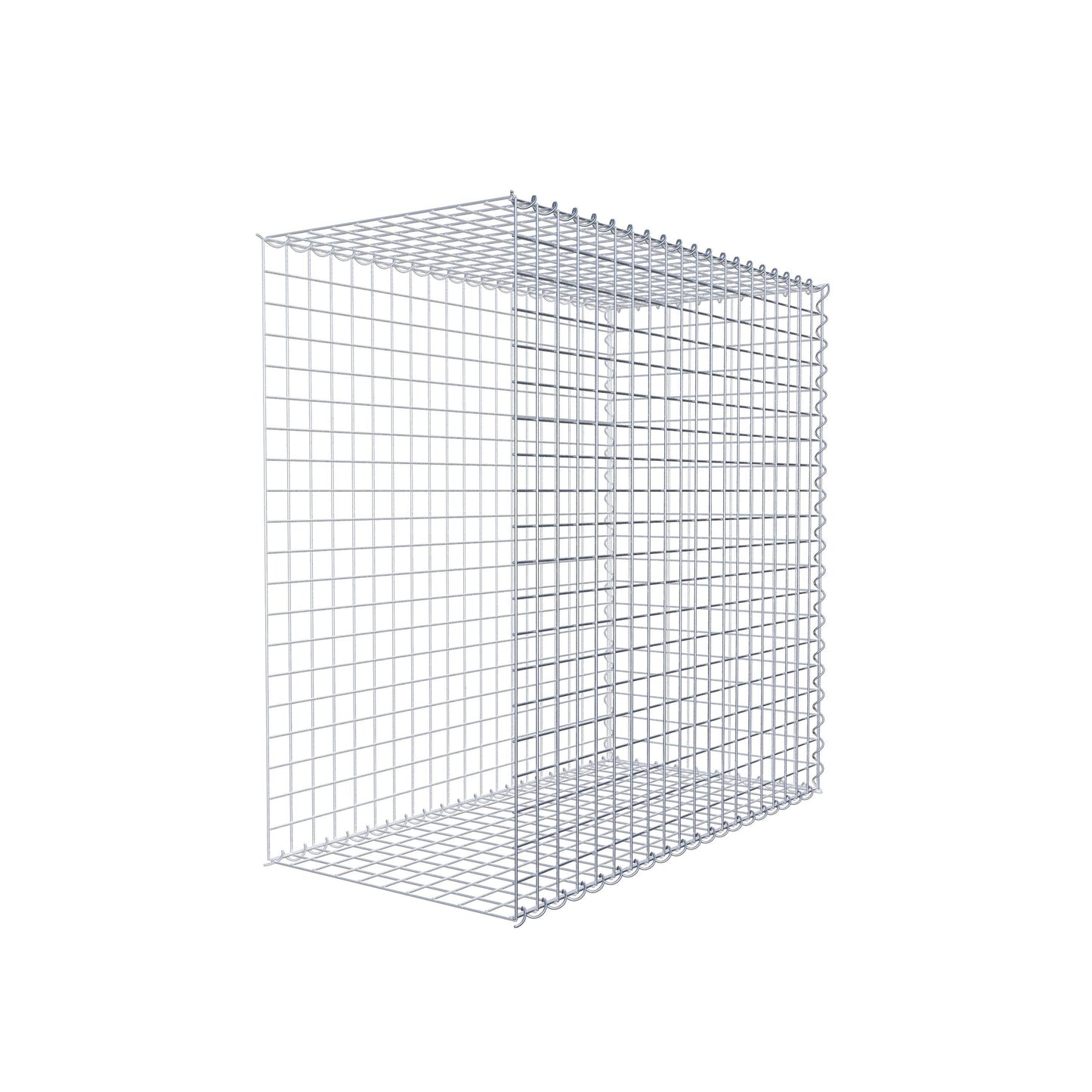Gavión complementario tipo 2 100 cm x 100 cm x 50 cm (L x A x P), malla 5 cm x 5 cm, espiral