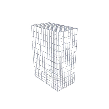 Mounted gabion type 2 100 cm x 70 cm x 40 cm, mesh size 5 cm x 10 cm, C-ring
