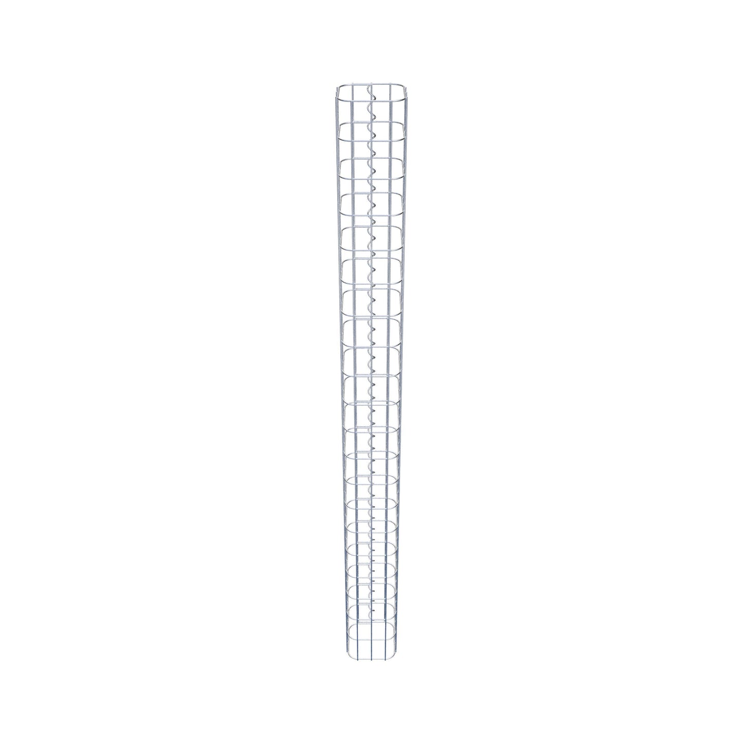 Columna de gaviones cuadrada 17 cm x 17 cm, 200 cm de altura, MW 5 cm x 10 cm