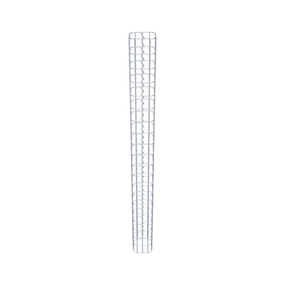 Columna de gaviones cuadrada 17 cm x 17 cm, 200 cm de altura, MW 5 cm x 10 cm