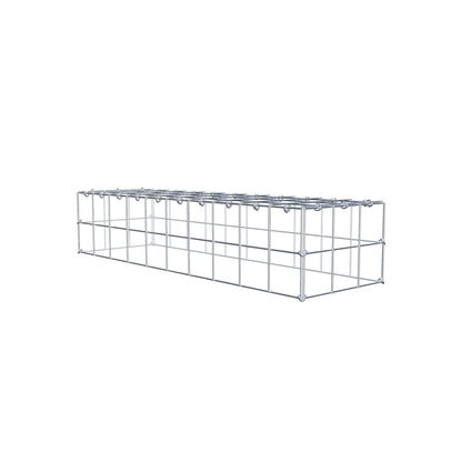 Gabbione aggiuntivo di tipo 3 100 cm x 20 cm x 30 cm (L x H x P), maglia 10 cm x 10 cm, anello a C