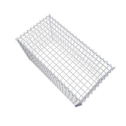 Gabião tipo 3 100 cm x 60 cm x 50 cm (C x A x P), malhagem 5 cm x 10 cm, espiral