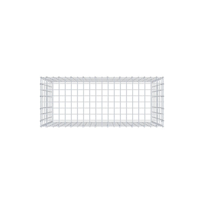 Gabbione aggiuntivo di tipo 3 100 cm x 70 cm x 40 cm (L x H x P), maglia 5 cm x 10 cm, anello a C