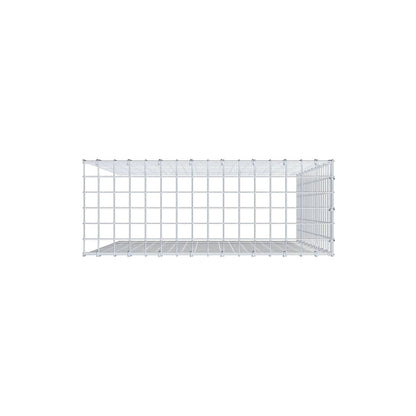 Fourche rapportée type 4 100 cm x 80 cm x 30 cm (L x H x P), mailles 5 cm x 5 cm, anneau C
