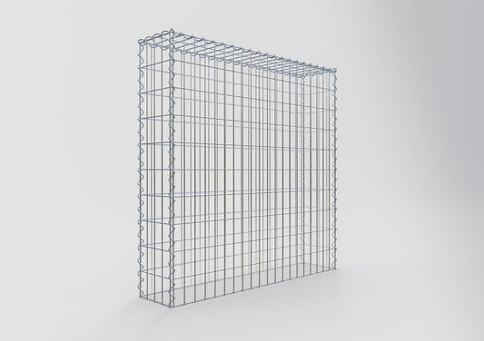 Add-on schanskorf type 3 100 cm x 100 cm x 20 cm (L x H x D), maaswijdte 5 cm x 10 cm, spiraalvormig
