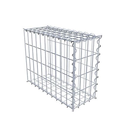 Opvokset gabion type 2 50 cm x 40 cm x 20 cm (L x H x D), maskestørrelse 5 cm x 10 cm, spiral