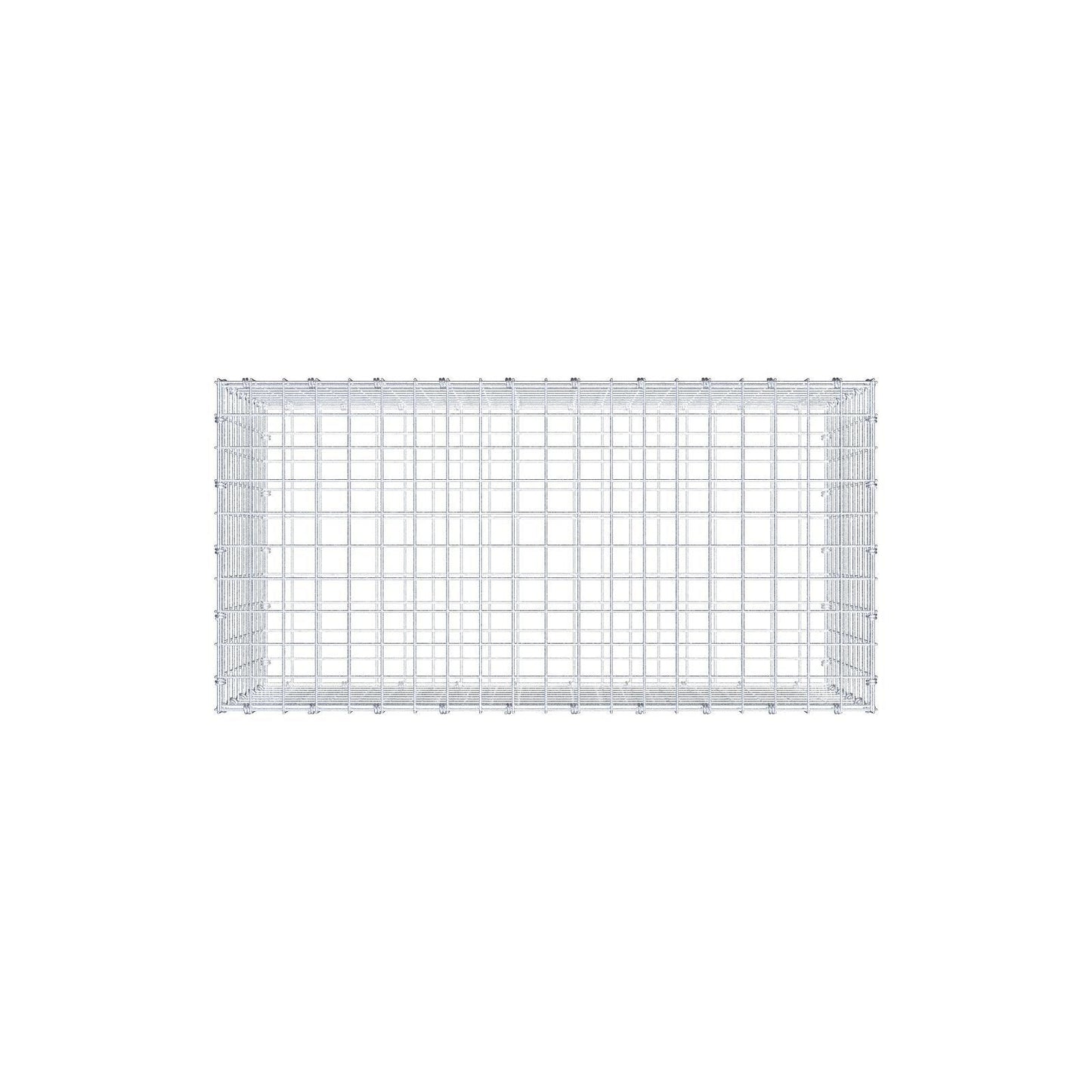 Gabion 100 cm x 50 cm x 50 cm (L x H x D), maskestørrelse 5 x 5 cm, spiralring