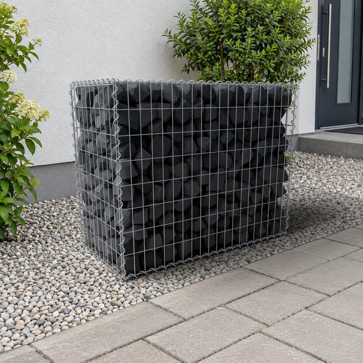 Gabion 100 cm x 80 cm x 50 cm (L x H x P), mailles 5 cm x 10 cm, spirale
