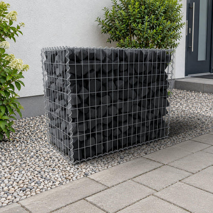 Gabion 100 cm x 80 cm x 50 cm (L x H x P), mailles 5 cm x 10 cm, spirale