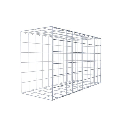 Gabião Tipo 2 100 cm x 60 cm x 40 cm (C x A x P), malhagem 10 cm x 10 cm, anel C