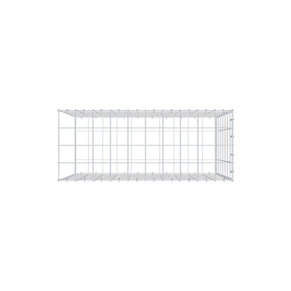 Fourche rapportée type 2 100 cm x 70 cm x 40 cm (L x H x P), mailles 10 cm x 10 cm, anneau en C
