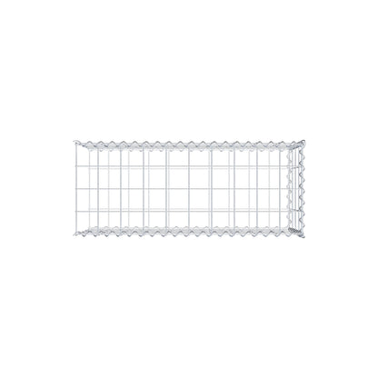 Opvokset gabion type 2 100 cm x 40 cm x 40 cm (L x H x D), maskestørrelse 10 cm x 10 cm, spiral