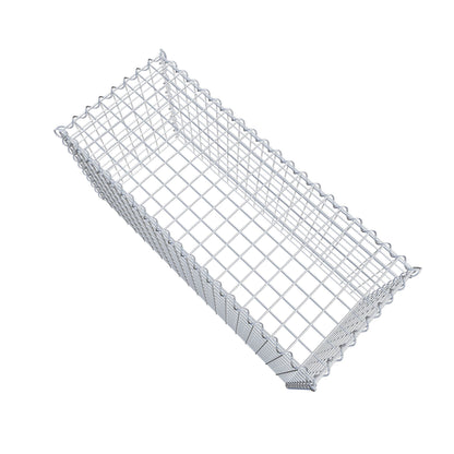 Anbaugabione Typ 3 100 cm x 50 cm x 40 cm (L x H x T), Maschenweite 5 cm x 5 cm, Spirale