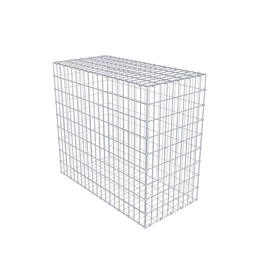 Gabione 100 cm x 90 cm x 50 cm (L x H x T), Maschenweite 5 x 10 cm, Spiralring