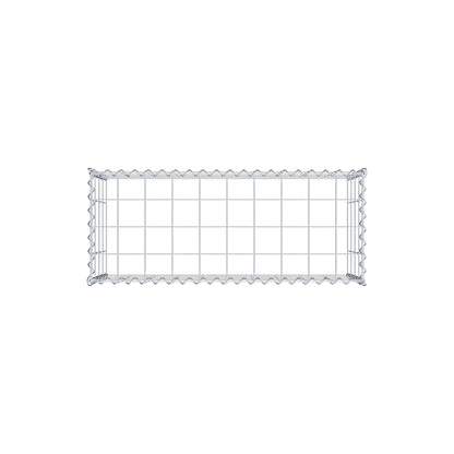 Anbaugabione Typ 3 100 cm x 40 cm x 40 cm (L x H x T), Maschenweite 10 cm x 10 cm, Spirale