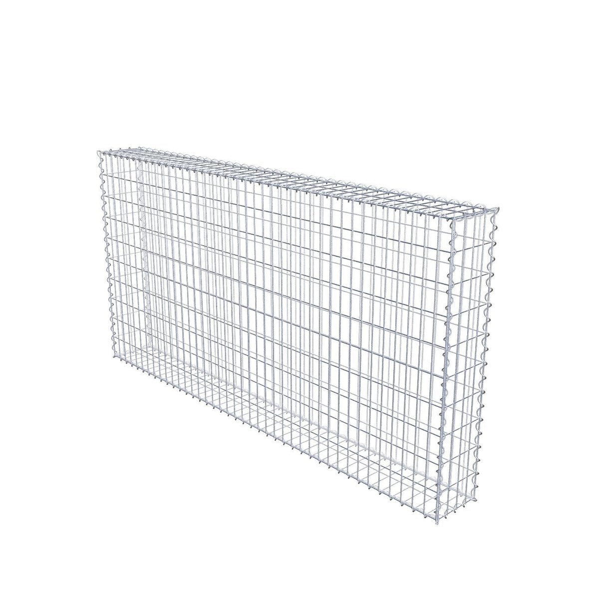 Gabbione 200 cm x 100 cm x 20 cm (L x H x P), maglia 5 cm x 10 cm, spirale