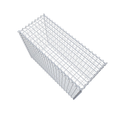 Gabion 100 cm x 70 cm x 40 cm (L x H x D), maskestørrelse 5 cm x 5 cm, spiral